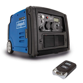 Scheppach SG3400i Inverter-Benzingenerator – 5,1 PS | 3400W | Wechselrichter | 7,4L-Tank | 65,5 dB