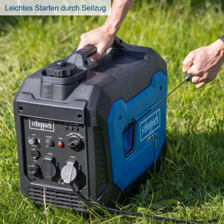 Inverter SG3500i Scheppach - 4,8 PS | 3500W | Generator | 6,3L Tank | 66dB Stromerzeuger