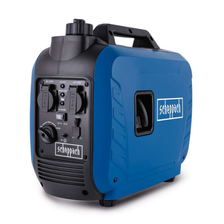 Generador de corriente inversor SG2500i Scheppach - 2000W | 2x enchufe 230V / 2x USB tipo A (carga rápida)
