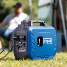 Inverter Stromerzeuger SG2500i Scheppach - 2000W | 2x 230V Steckdose / 2x USB Typ A (schnell ladend)
