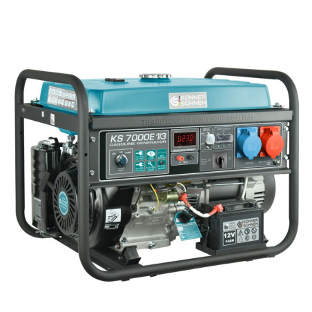 Benzin-Generator Könner & Söhnen KS 7000E 1/3