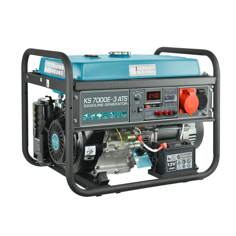 Benzin Stromerzeuge Könner & Söhnen KS 7000E-3 ATS